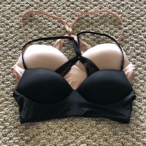SOLD Victoria's Secret padded demi bralette